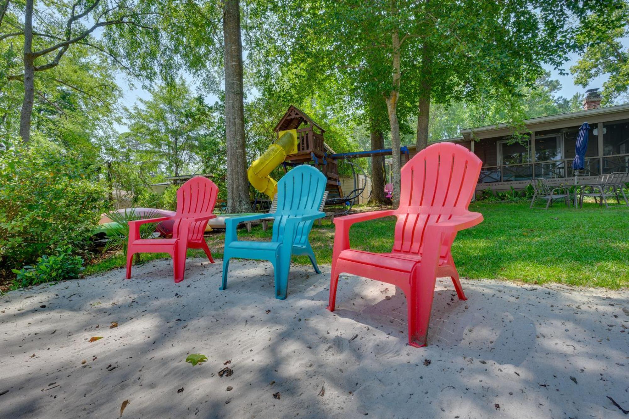 Lake Sinclair Crooked Creek Cottage With Fire Pit! Eatonton Exterior foto